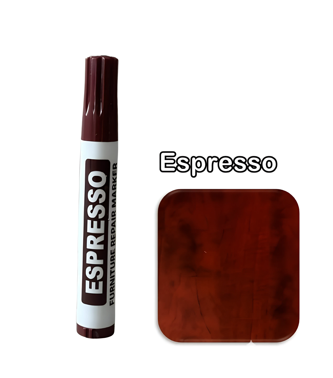 Маркер коректор для реставрації меблів Furniture Repair Marker Espresso, фото 1