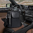 Чоловіча шкіряна сумка-барсетка через плече чорна Bexhill BX-09164, фото 6