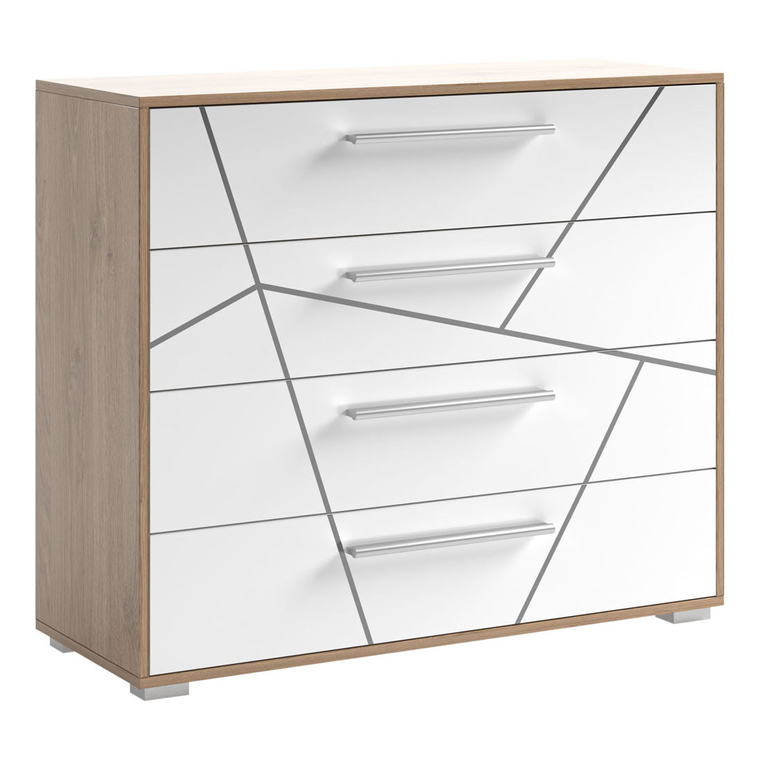 Сучасний вузький комод на 4 шухляди 1 метр у дитячу кімнату для підлітка дівчинки хлопчика Тоні Світ Меблів