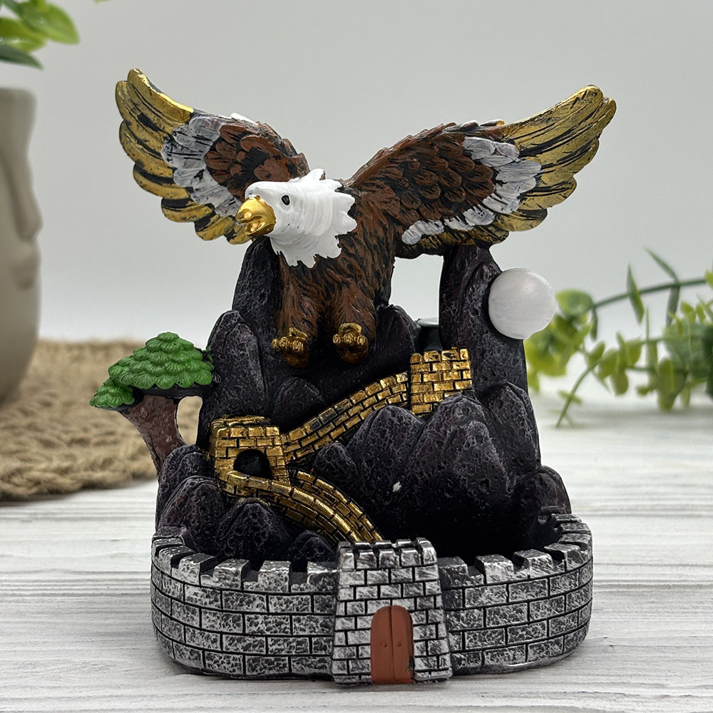 Керамічна курильниця для пахощів «Пролітаючи над Великою китайською стіною», фото 1