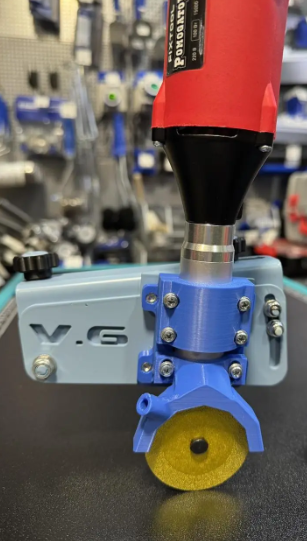 Приставка на каретку для прямого різу під гравер Pomagator на систему Sigma Kera-Cut, фото 1