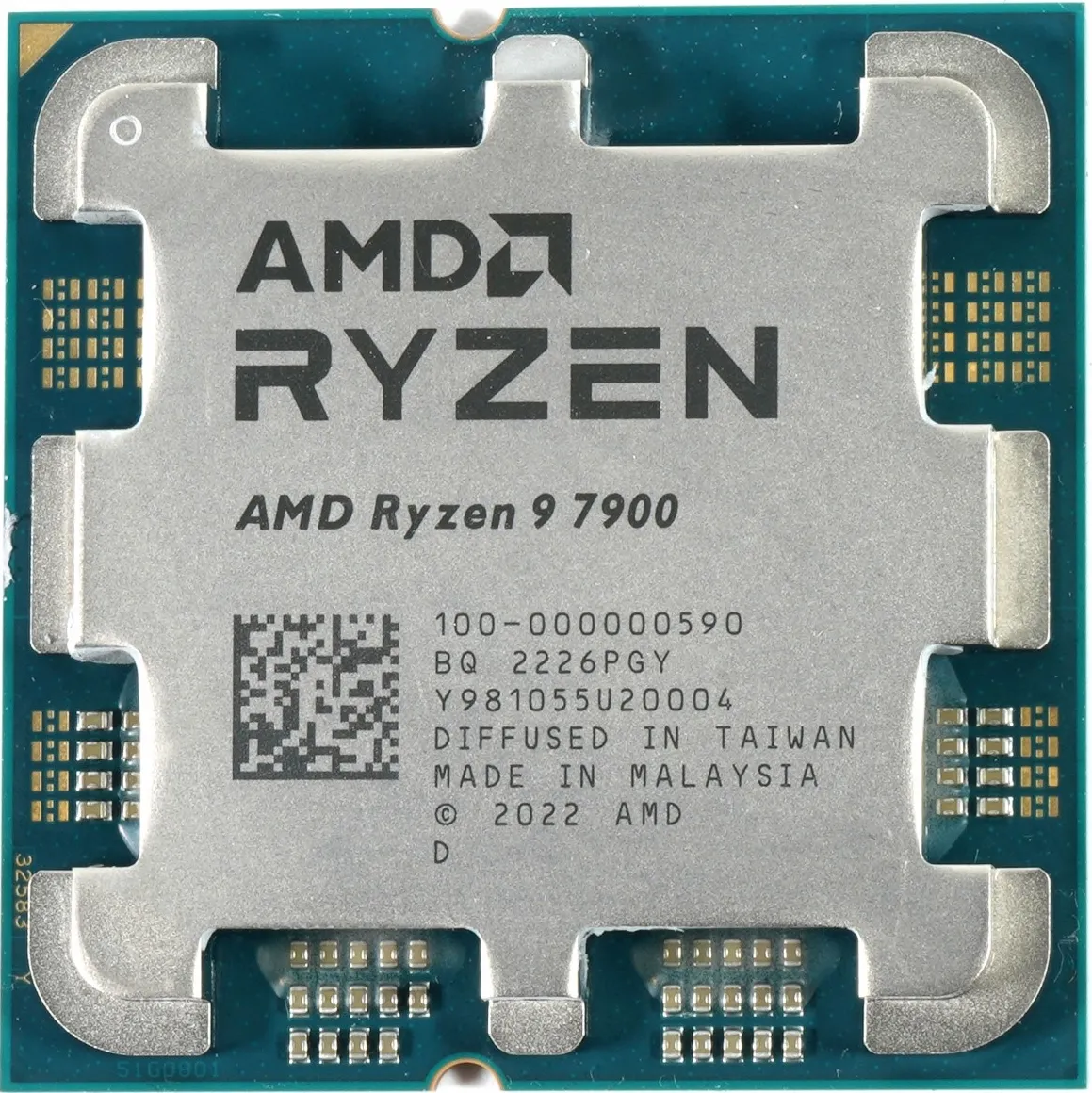 Процесор AMD Ryzen 9 7900 Socket AM5 OEM (100-000000590)