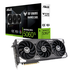 Відеокарта GeForce RTX 5060 Ti 8GB Asus TUF Gaming OC (TUF-RTX5060TI-O8G-GAMING)