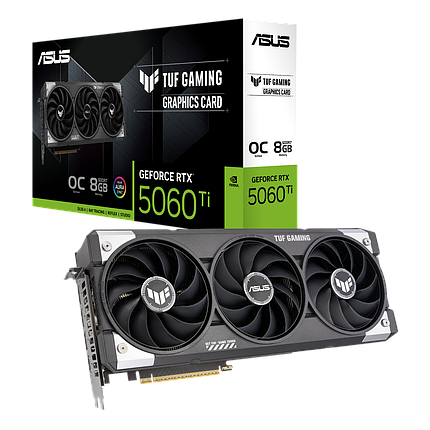Відеокарта GeForce RTX 5060 Ti 8GB Asus TUF Gaming OC (TUF-RTX5060TI-O8G-GAMING), фото 1