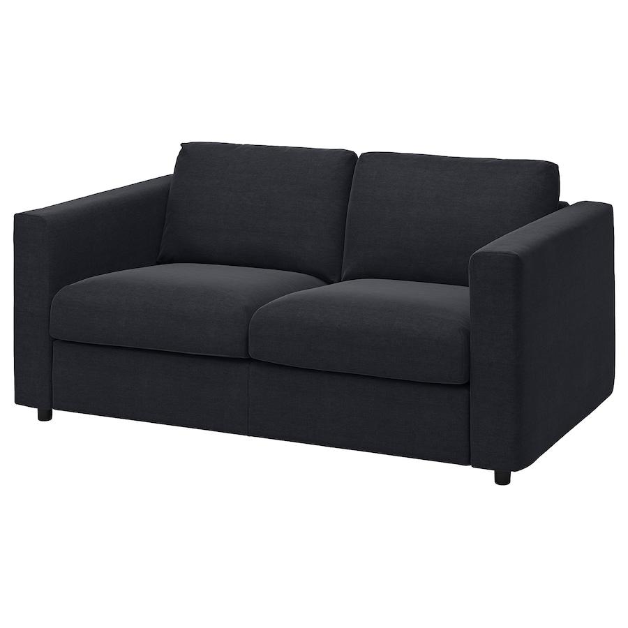 Диван 2-місний IKEA VIMLE Чорно-синій Ширина - 171 см 693.990.16