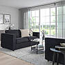Диван 2-місний IKEA VIMLE Чорно-синій Ширина - 171 см 693.990.16, фото 3