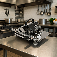 Ручной слайсер из нержавеющей стали • нож 15см • профессиональная ломтерезка для кухни кафе ресторанов HoReCa