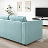 Диван 2-місний IKEA VIMLE Світло-блакитний Ширина - 171 см 093.990.19, фото 4