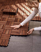 Плитка для тераси ACERENZA, сертифікована, колір акація, коричневий