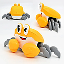 Музичний танцюючий крабик S-003A зі звуковими ефектами Жовтий, фото 2