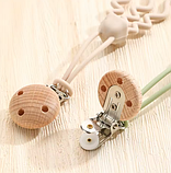 Силіконовий тримач для пустушки та іграшок "Медуза" 1 шт  (теракот), фото 3