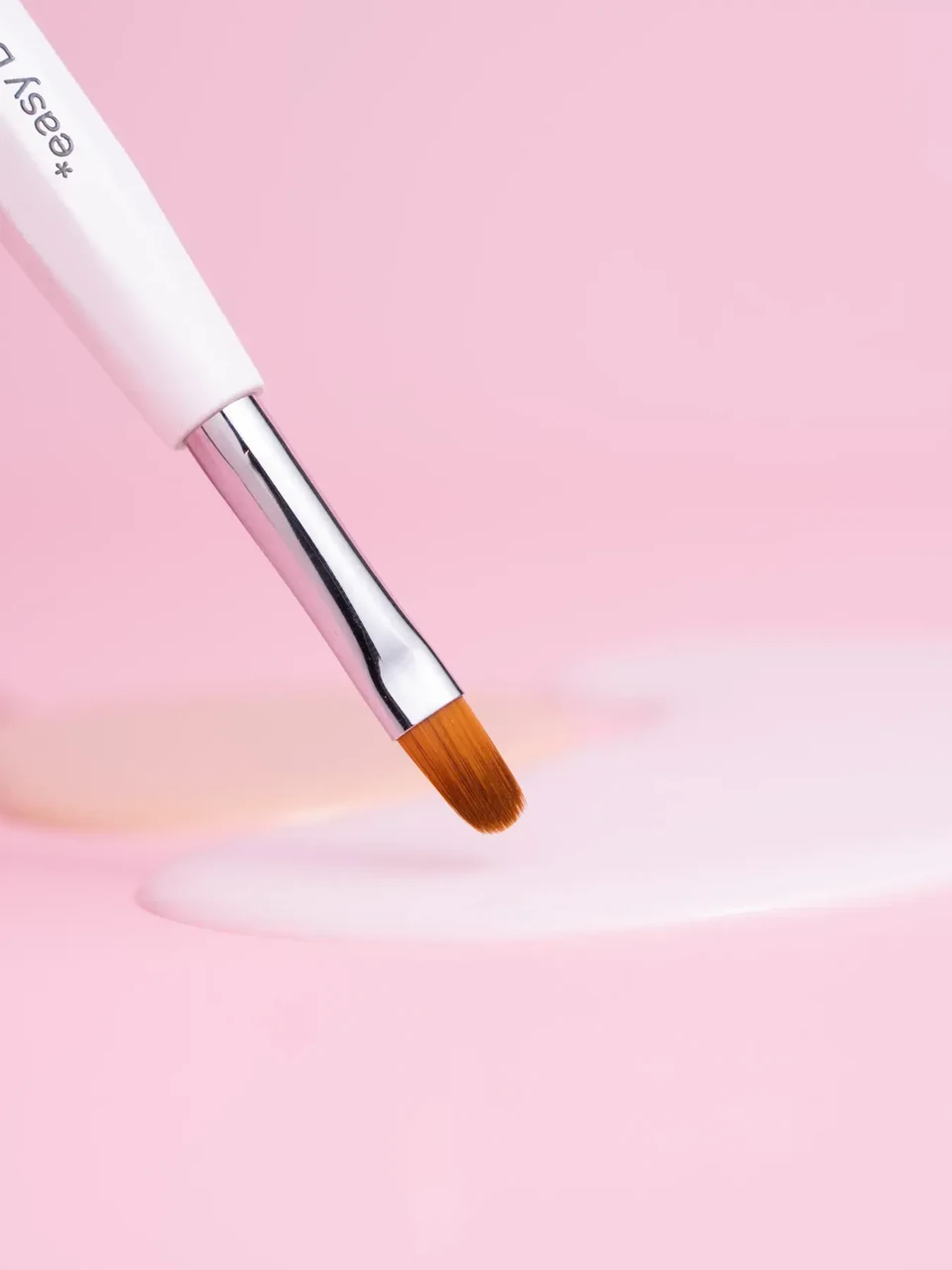 Плаский пензлик для гелю Easy brush Gel Oval, фото 1