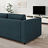 Диван 2-місний IKEA VIMLE Синьо-зелений Hillared Ширина - 171 см 894.411.56, фото 3