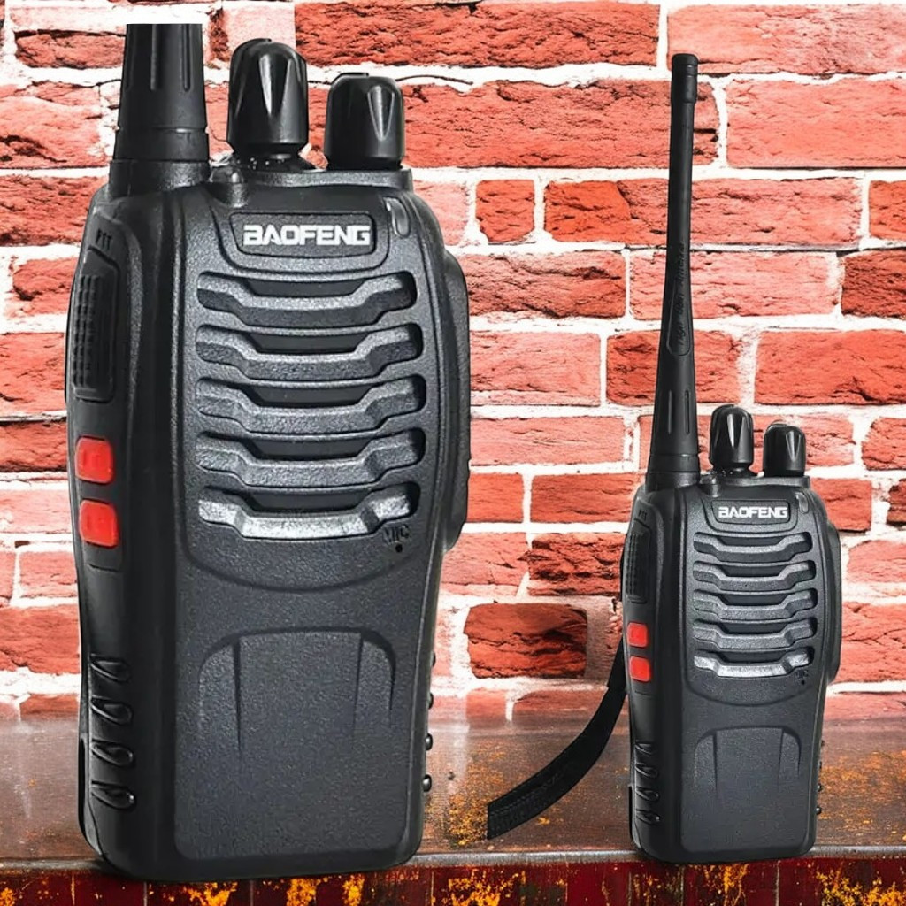 Комплект рацій Baofeng BF-888S з гарнітурою 2шт, радіус дії до 5км Bigtorg.com