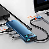 Usb концентратор baseus хаб hdmi usb хаб baseus hub macbook hub type c hdmi gray, фото 9