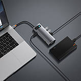 Hdmi хаб Baseus Usb C концентратор Usb концентратор Baseus хаб Hdmi Gray, фото 4