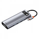 Hdmi хаб Baseus Usb C концентратор Usb концентратор Baseus хаб Hdmi Gray, фото 9