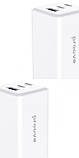 Компактний зарядний пристрій на 100 вт компактна зарядка usb c для ноутбука зарядка з кількома портами, фото 7