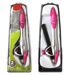 Циркуль з олівцем у пластиковому футлярі