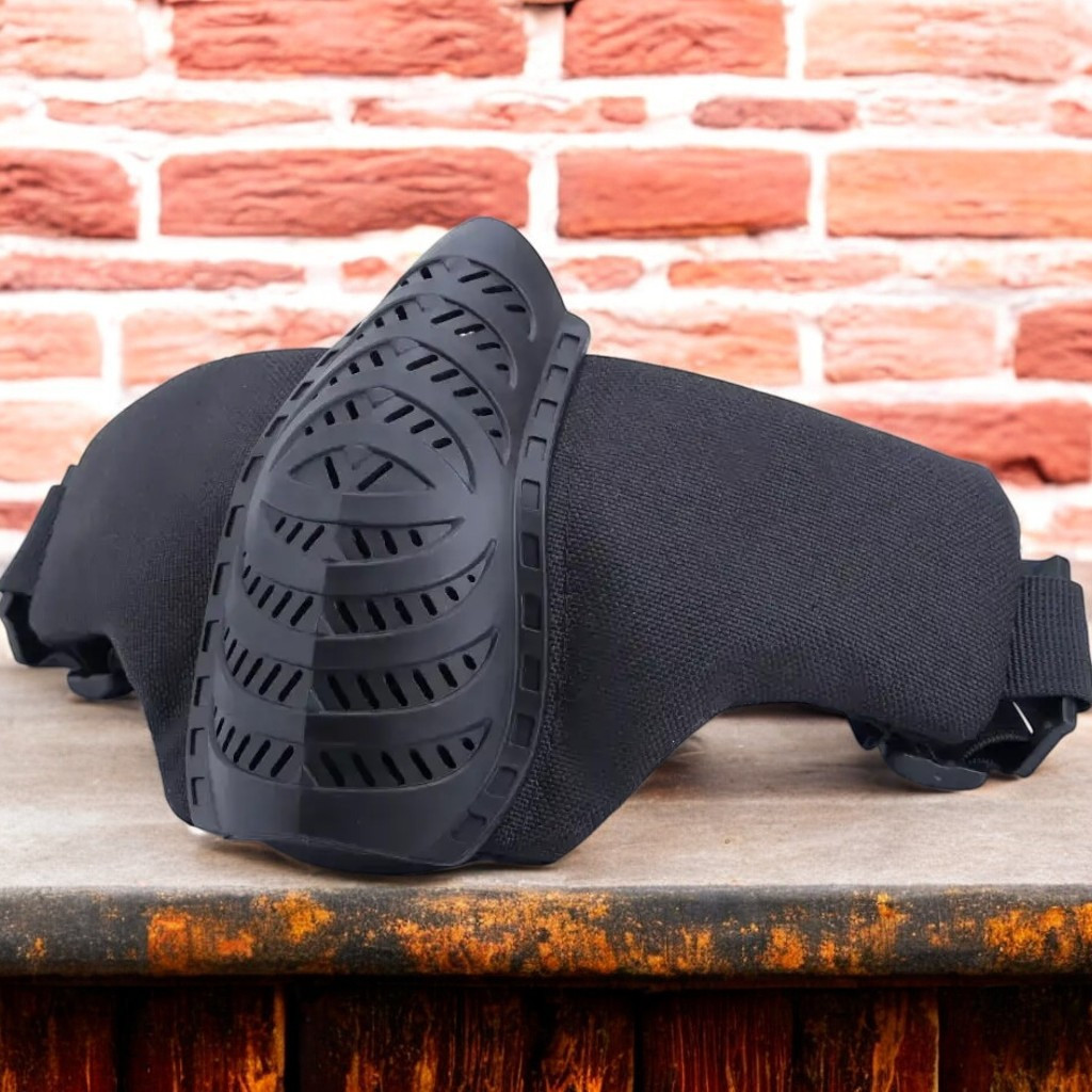 Маска на нижню частину обличчя V7 Black (для Airsoft, Страйкбол)