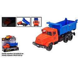 2202-10С Будівельна техніка АВТОПРІМ КРАЗ батарейки, світло, звук, коробка 32,5*19*12 см
