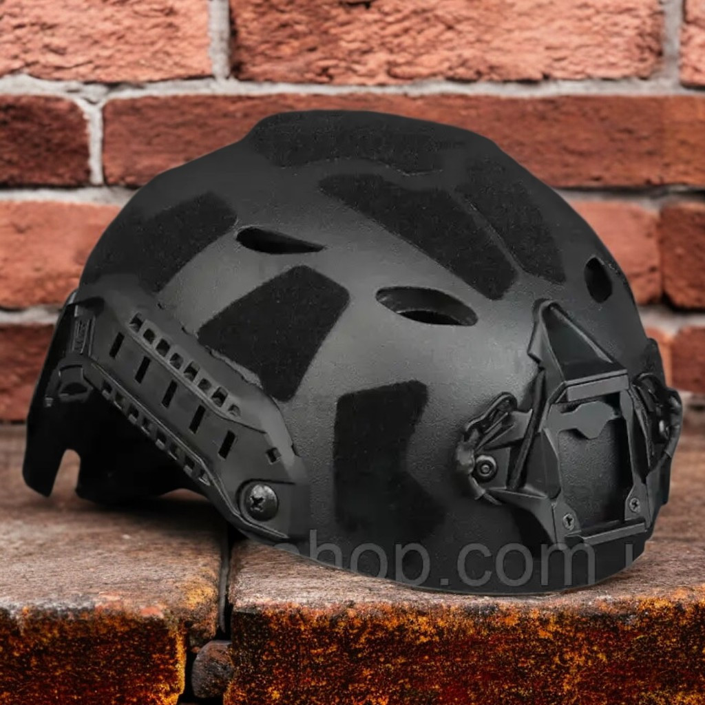Страйкбольний шолом FAST SF SUPER HIGH CUT полегшена версія Black (Airsoft / Страйкбол)