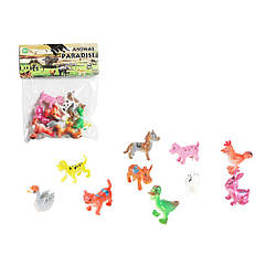 303-63 Тварини хатні мультяшні, 10 шт. пакет 14*3*16см