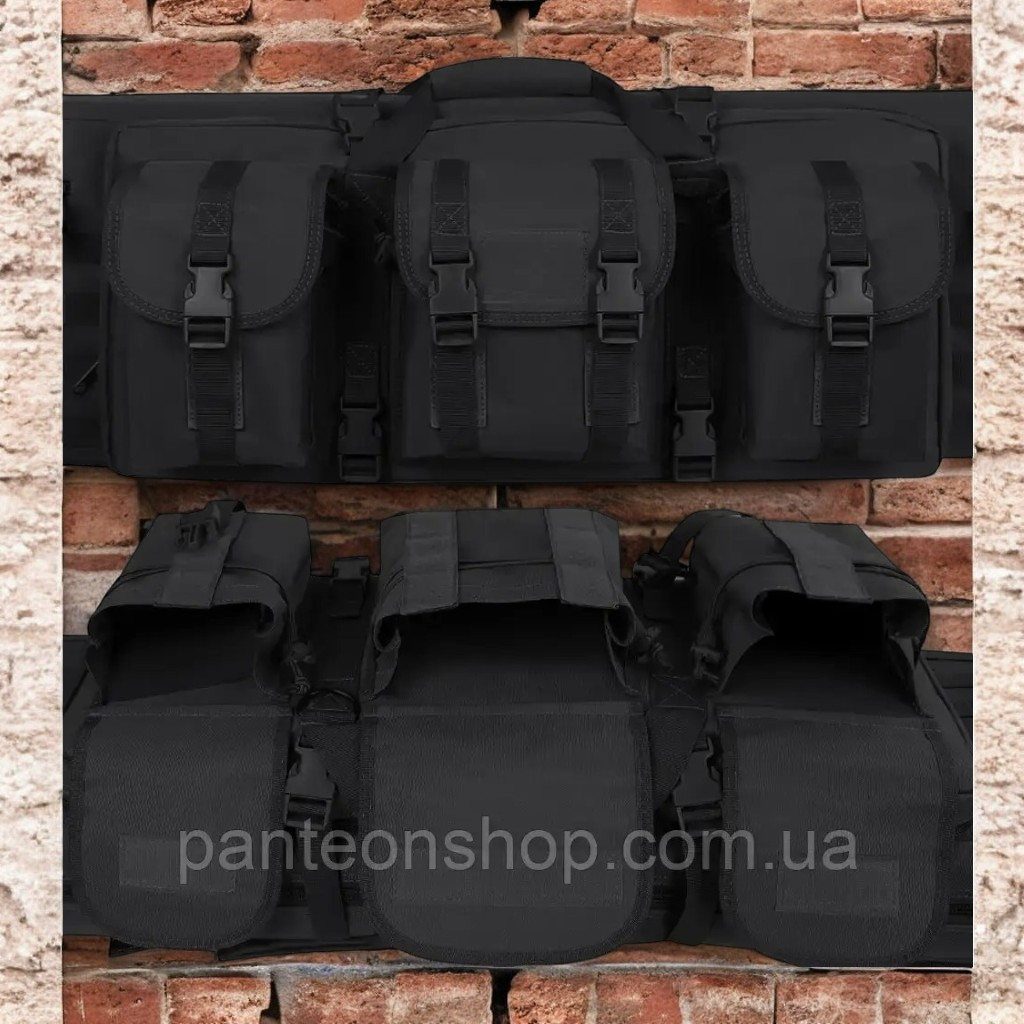 Чохол-рюкзак збройовий 120см BLACK