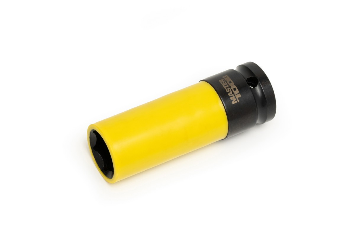 Головка торцева MASTERTOOL 1⁄2" 19 мм L 86 мм CrMo з пластиковим захистом для алюмінієвих дисків 78-1519, фото 1