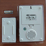 Дзвінок безпровідний дверний Horoz Electric Solo 086-001-0006 HL457 38 мелодій білий, фото 6