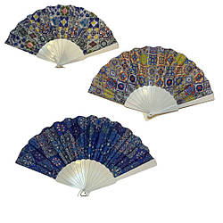 2824 C Віяло аксесуар, орнаменти, мікс різновидів.