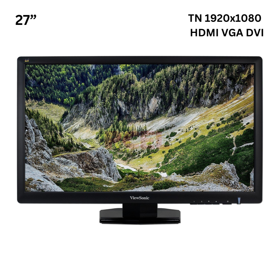 Монітор 27” ViewSonic VX2703mh-LED/TN LED 1920x1080 Full HD/HDMI VGA DVI Б/В