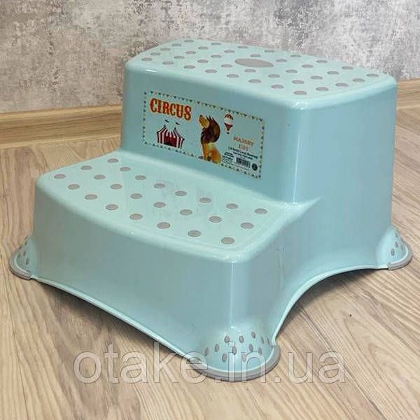 Стільчик-сходинка, драбинка для дітей СМ-520 м'ята