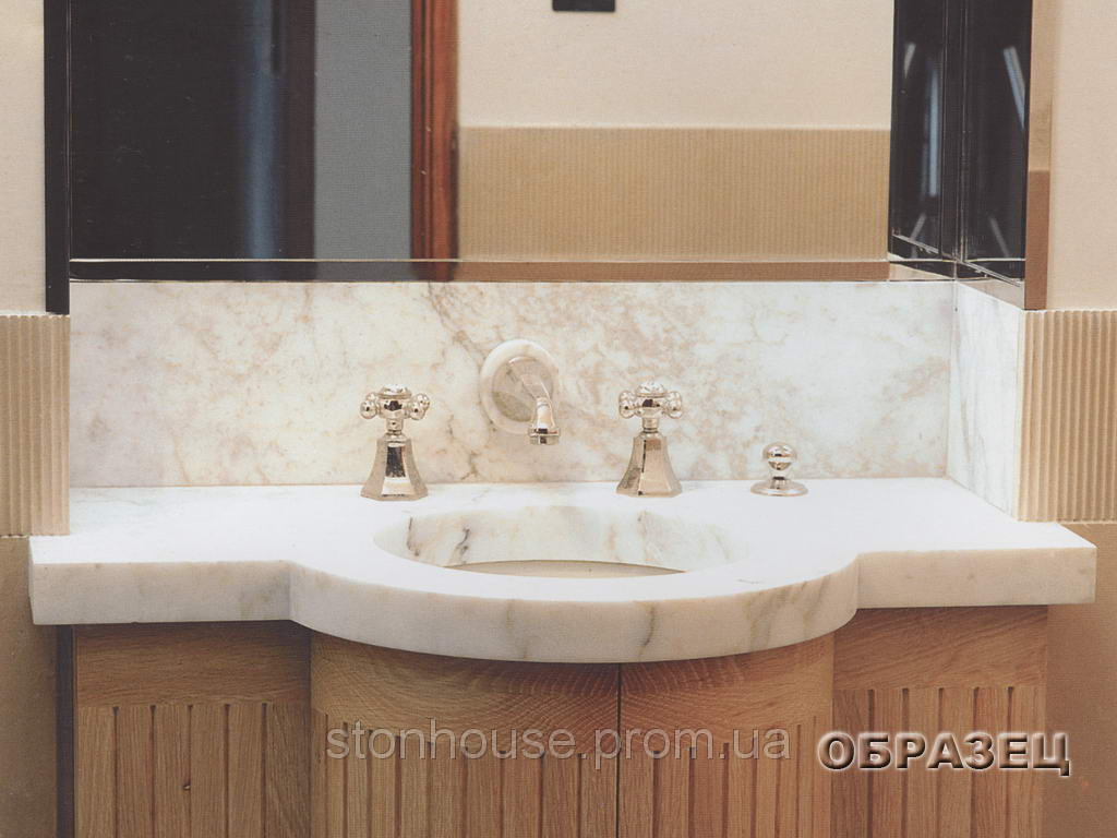 Столешницы мраморные для ванной облицовка мрамором - фото 1 - id-p31907444