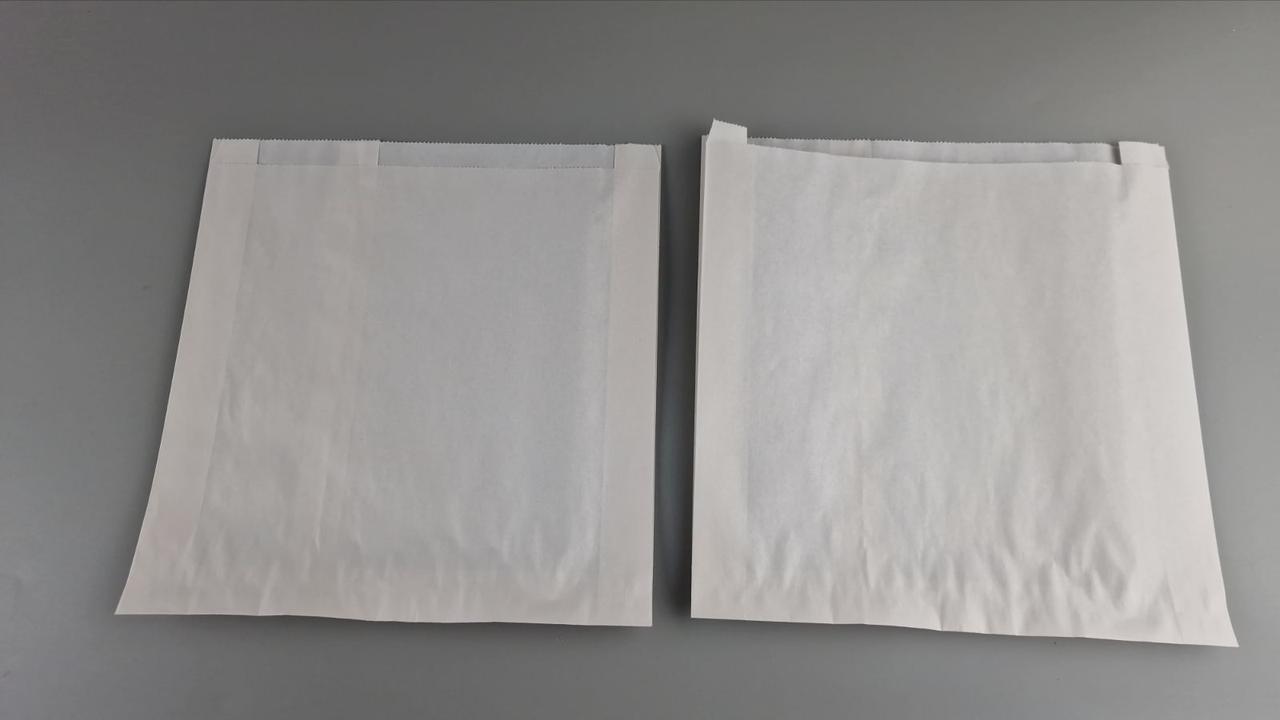 Бумажные пакеты саше 22/6*21 белый (100 шт), фото 1