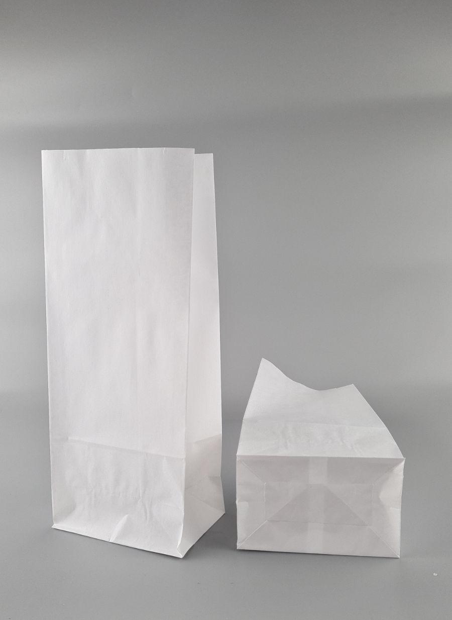 Пакет с дном бумажный 32*13*8,5  белый №18 (25 шт), фото 1