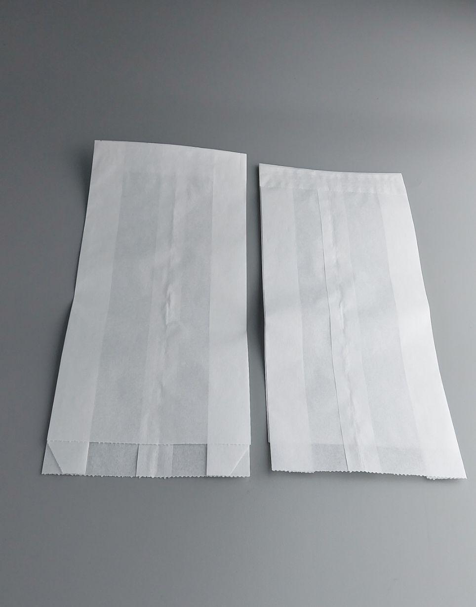 Жиростійкий паперові пакети саше 10/5*23 Білий (100 шт.), фото 1