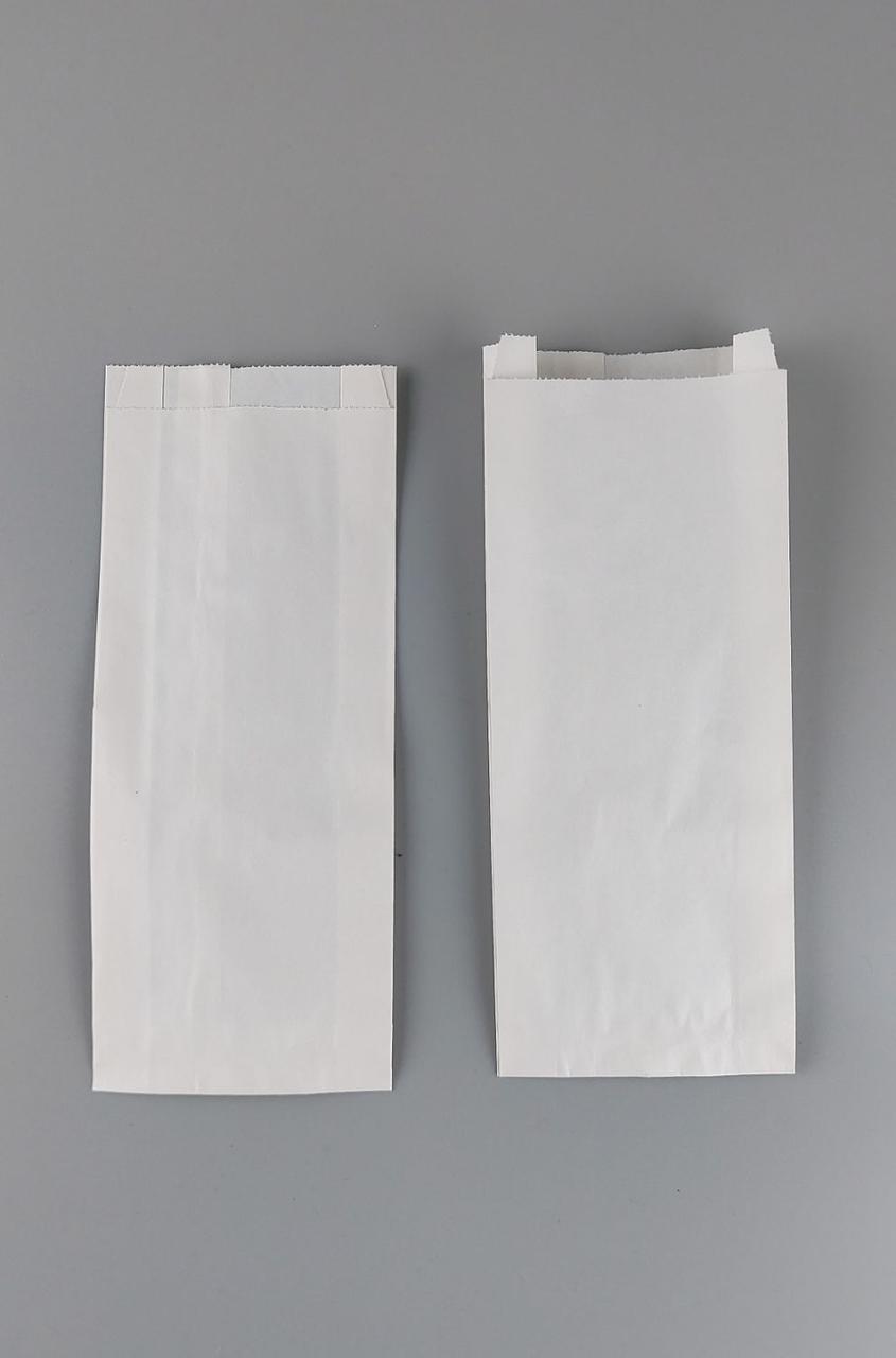 Бумажные пакеты саше 10/4*21 Белый (100 шт), фото 1