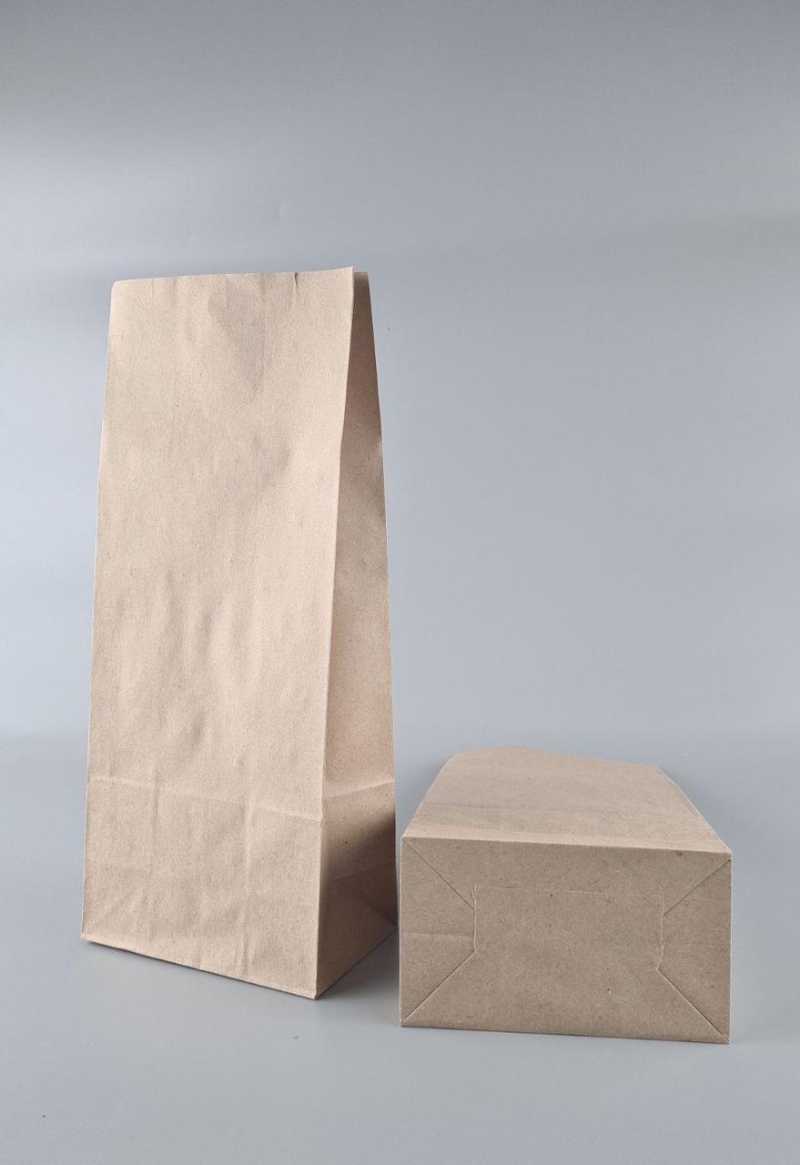 Пакет с дном бумажный 36*15*9 коричневый №10 (25 шт), фото 1