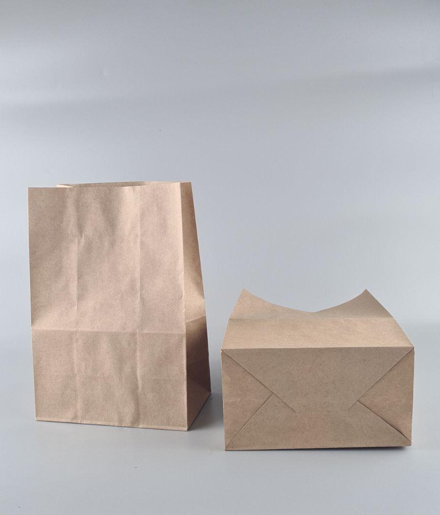 Пакет с дном бумажный 28*19*11,5 коричневый №9 (25 шт), фото 1