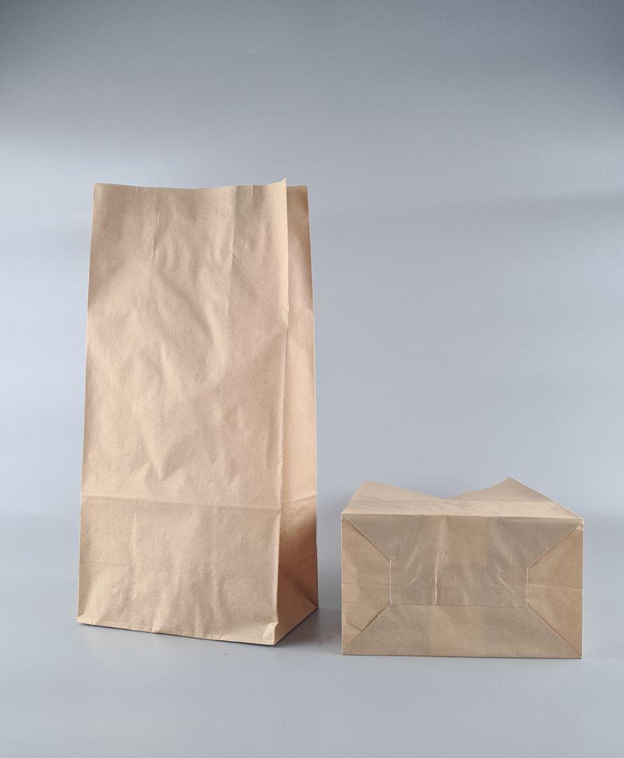 Пакет с дном бумажный 39*19*11,5 коричневый №8 (25 шт), фото 1