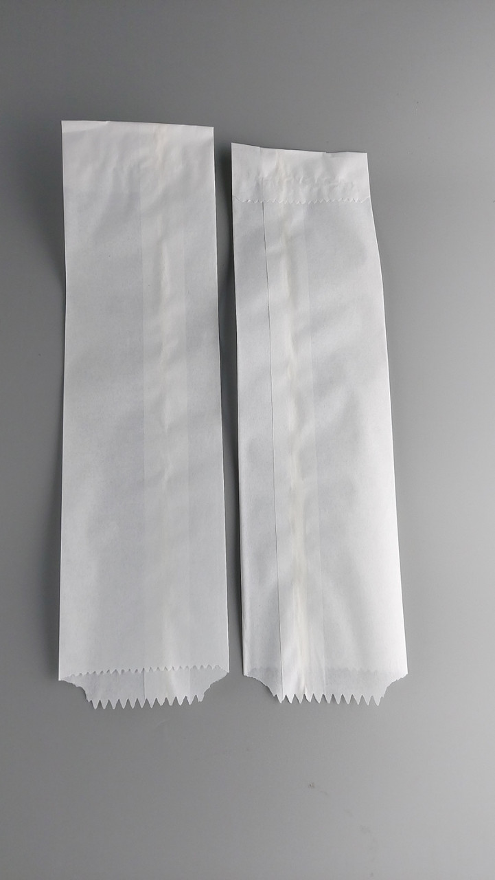 Пакет бумажный 7/0*28 белый жиронепроницаемый (2000 шт), фото 1