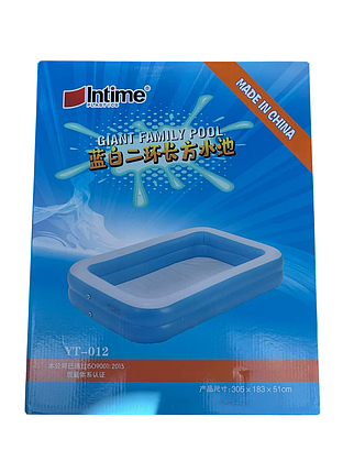 Надувний сімейний басейн Intime YT-012 306×183×56 см (4), фото 1