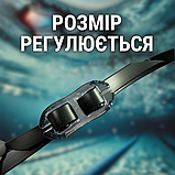 Окуляри для плавання, окуляри для підводного плавання, очки для плавання Hechpro (SWMBL), фото 5