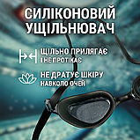 Окуляри для плавання, окуляри для підводного плавання, очки для плавання Hechpro (SWMBL), фото 4