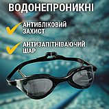 Окуляри для плавання, окуляри для підводного плавання, очки для плавання Hechpro (SWMBL), фото 3