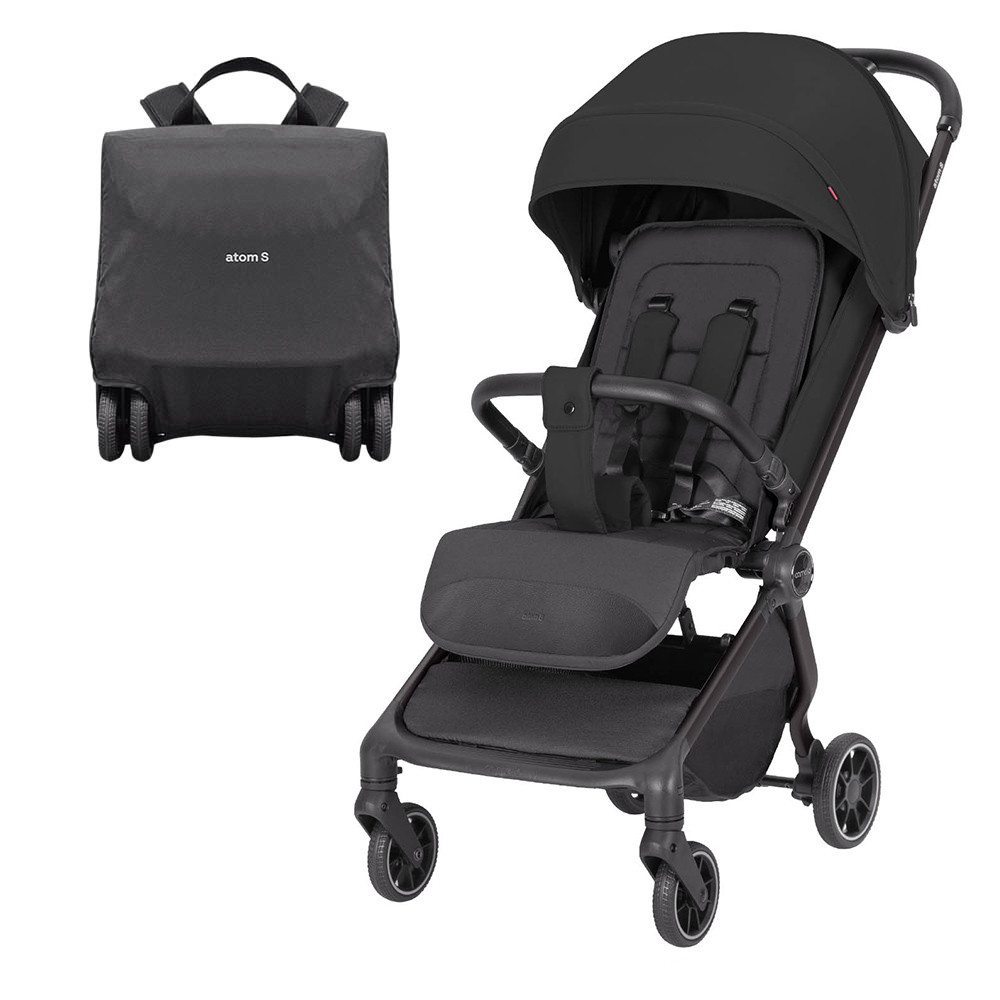 Коляска прогулянкова CARRELLO Atom S CRL-5526, Storm Black