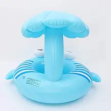 Надувний дитячий круг у формі Ската 70 см, Надувний круг у формі Ската, Круг Скат з отвором для ніжок, фото 5