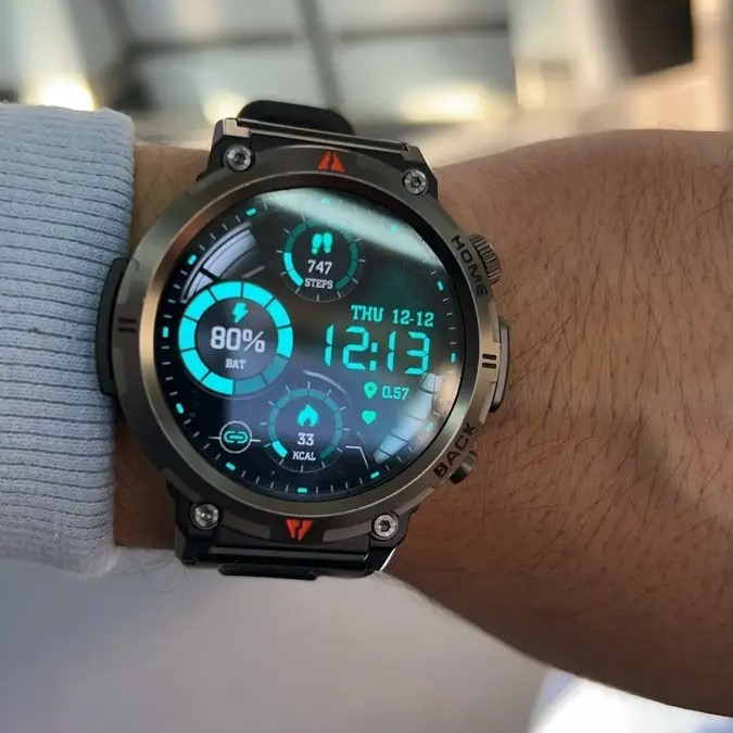 Смарт годинник Smart Watch чоловічий металевий Eigis Watch спортивний фітнес смарт-годинник чорний