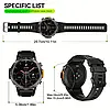 Смарт годинник Smart Watch чоловічий металевий Eigis Watch спортивний фітнес смарт-годинник чорний, фото 11